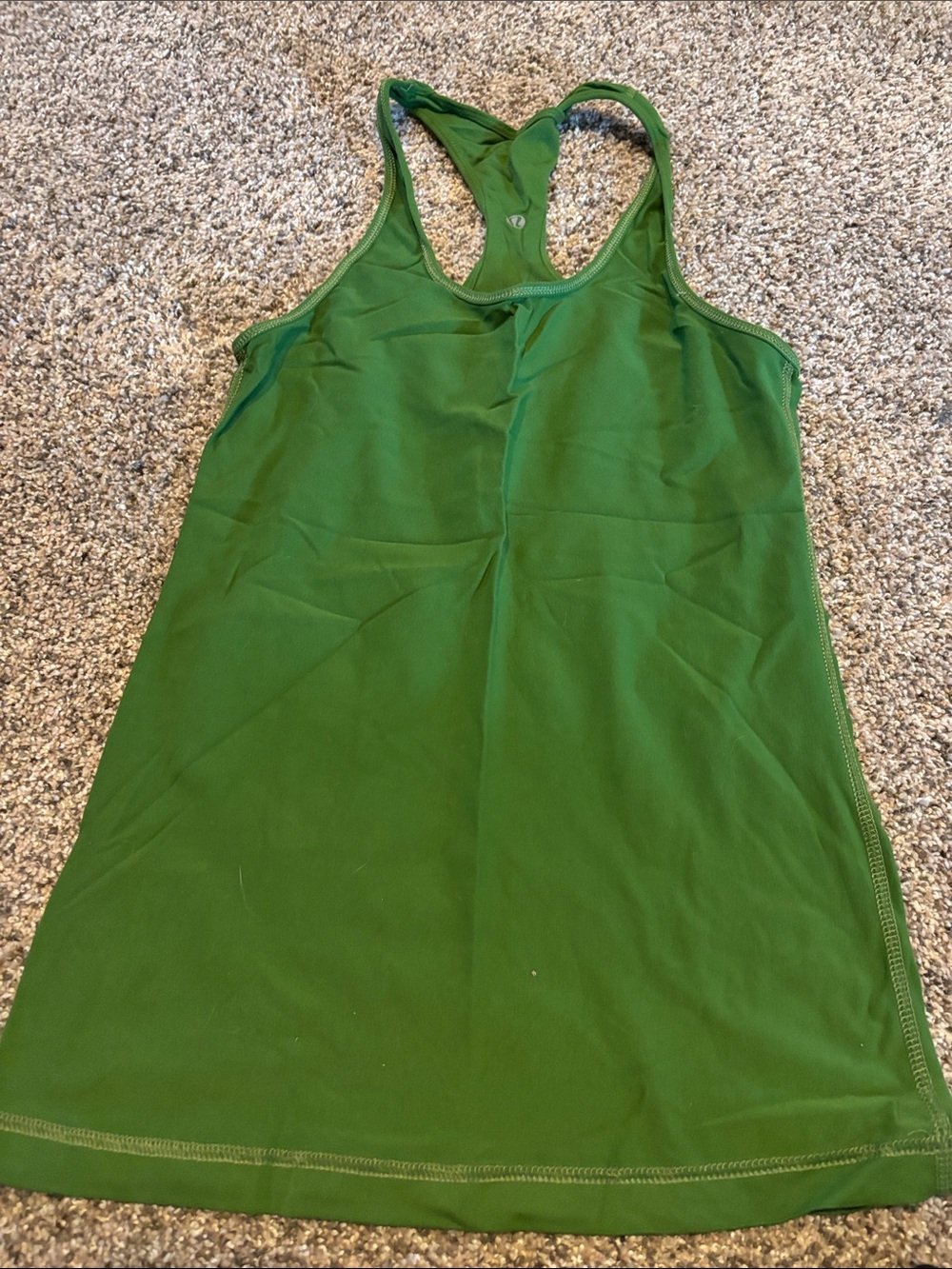 lululemon athletica Green Racerback Tank Top